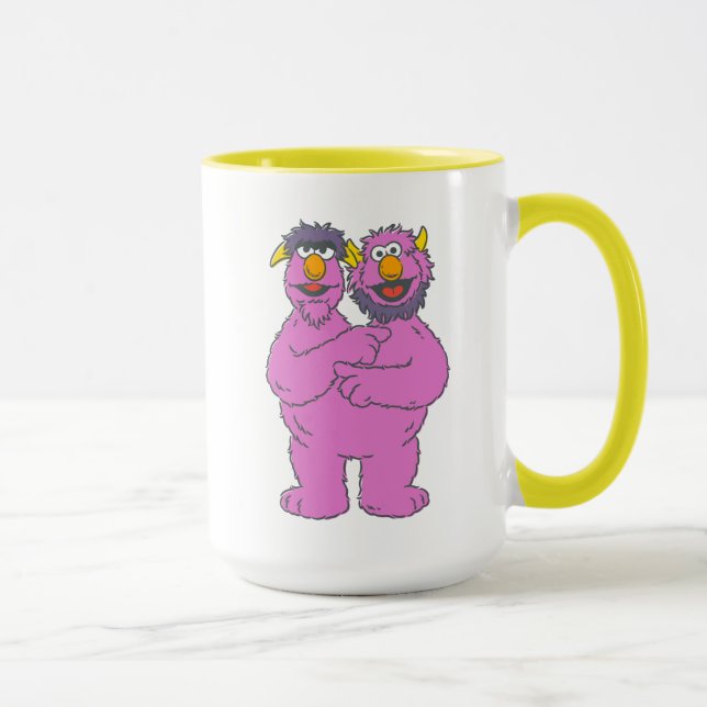 Sesame Street Two-Headed Monster Mug (Right)