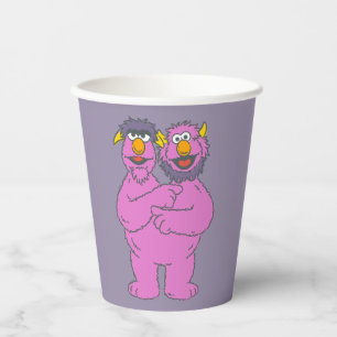 Sesame Street Two-Headed Monster Paper Cups