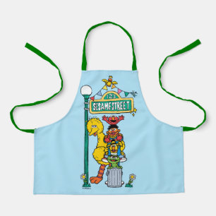 Sesame Street Under the Sesame Street Sign Apron