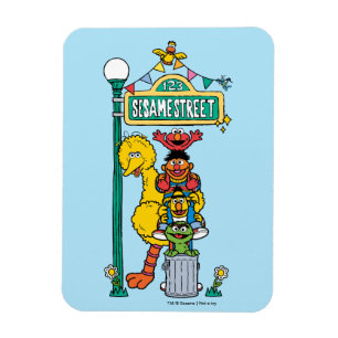 Sesame Street   Under the Sesame Street Sign Magnet