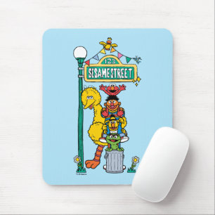 Sesame Street Under the Sesame Street Sign Mouse Mat