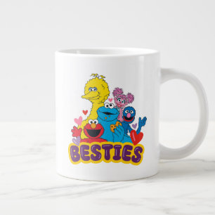 Sesame Street Valentine Besties Large Coffee Mug