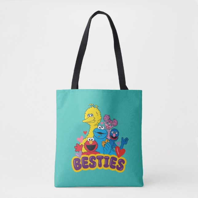 Sesame Street Valentine Besties Tote Bag (Front)
