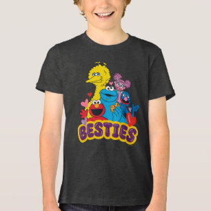 Sesame Street Valentine Besties Tri-Blend Shirt