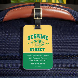Sesame Street   Vintage 1969 Luggage Tag