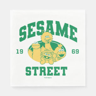 Sesame Street   Vintage 1969 Napkin