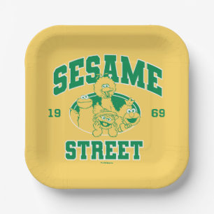 Sesame Street   Vintage 1969 Paper Plate
