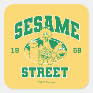 Sesame Street Vintage 1969 Square Sticker
