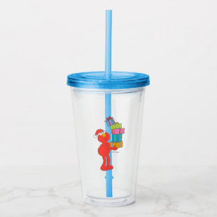 Sesame Street Vintage Elmo and Presents Acrylic Tumbler