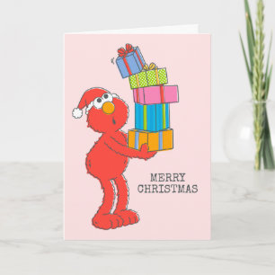 Sesame Street Vintage Elmo and Presents Card