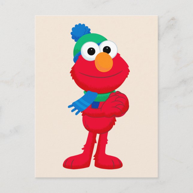 Sesame Street | Winter Elmo Postcard (Front)