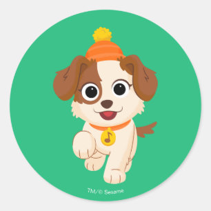 Sesame Street   Winter Tango Classic Round Sticker