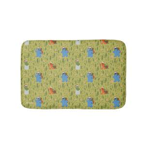 Sesame Street Woodland Friends Pattern Bath Mat