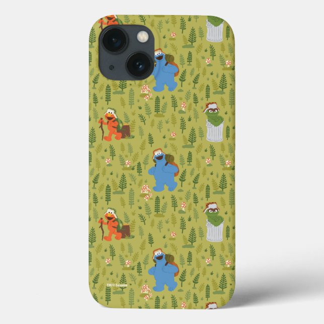 Sesame Street | Woodland Friends Pattern Case-Mate iPhone Case (Back)