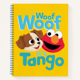 Sesame Street Woof Woof It's Tango & Elmo Notebook