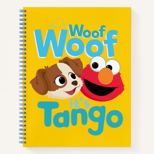 Sesame Street | Woof Woof It's Tango & Elmo Notebook (Front)