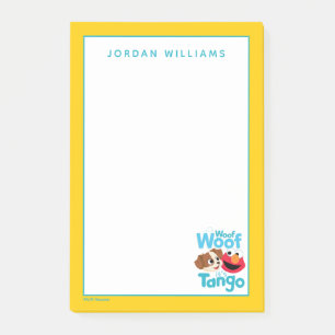 Sesame Street Woof Woof It's Tango & Elmo Post-it Notes