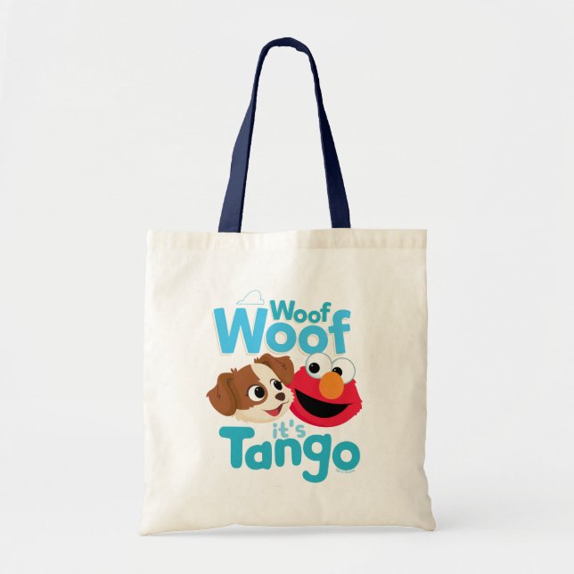 Sesame Street | Woof Woof It's Tango & Elmo Tote Bag (Front)
