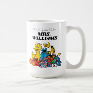 Sesame Street   World's Greatest Teacher Coffee Mug