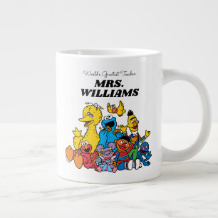 Sesame Street World's Greatest Teacher Large Coffee Mug