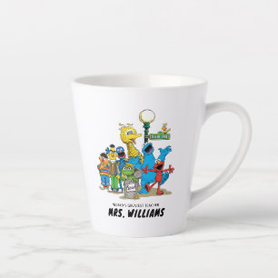 Sesame Street   World's Greatest Teacher Latte Mug