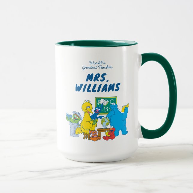 Sesame Street | World's Greatest Teacher Mug (Right)