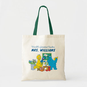 Sesame Street   World's Greatest Teacher Tote Bag