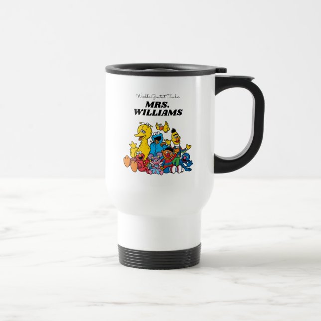 Sesame Street | World's Greatest Teacher Travel Mug (Right)