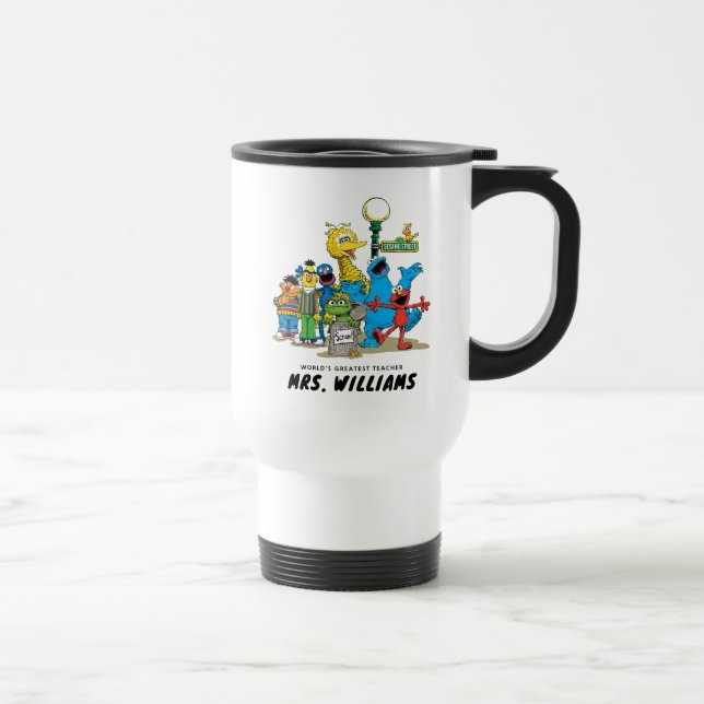 Sesame Street | World's Greatest Teacher Travel Mug (Right)