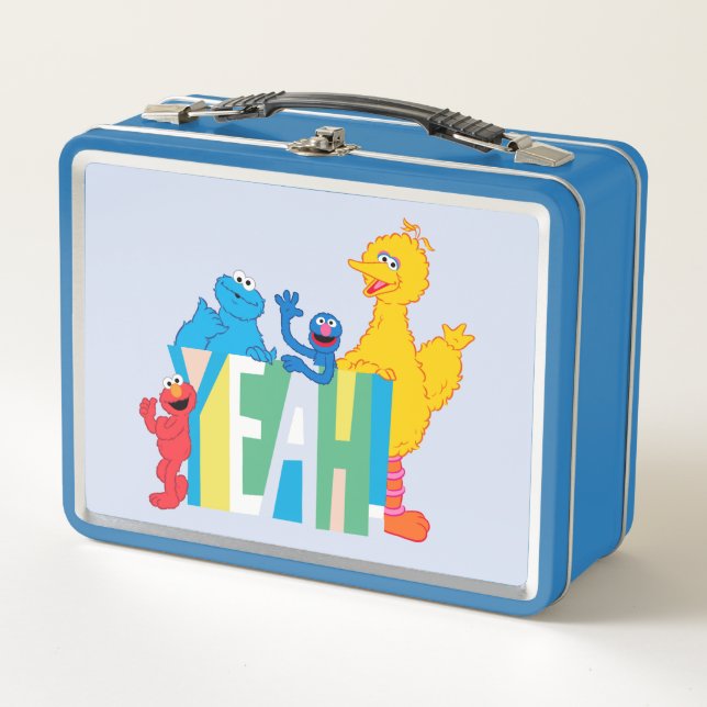 Sesame Street Yeah! Metal Lunch Box (Front)