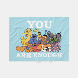 Sesame Street You Are Enough Fleece Blanket