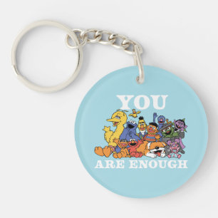 Sesame Street You Are Enough Key Ring