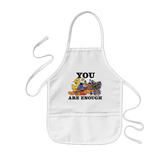 Sesame Street | You Are Enough Kids Apron (Front)