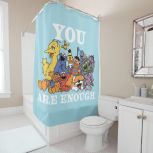 Sesame Street You Are Enough Shower Curtain