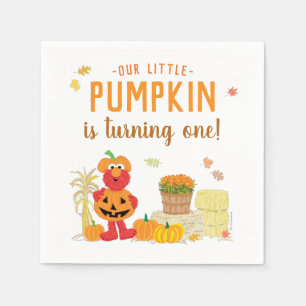Sesame Street's Elmo Little Pumpkin First Birthday Napkin