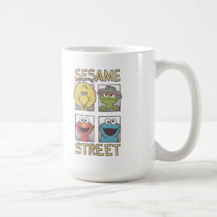 Sesame StreetVintage Character Comic Coffee Mug
