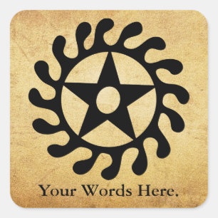 Sese Wo Soban   Life Changes & Transitions Symbol Square Sticker