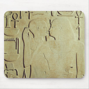 Sesostris I being Embraced by the God Ptah Mouse Mat