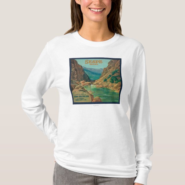 Sespe Orange LabelFillmore, CA T-Shirt (Front)