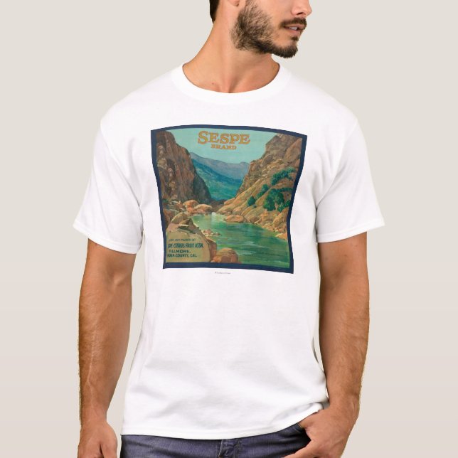 Sespe Orange LabelFillmore, CA T-Shirt (Front)