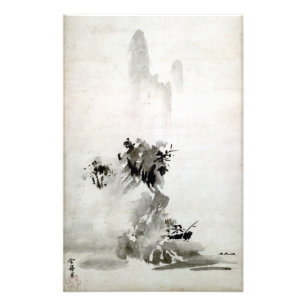 Sesshu Toyo Haboku-Sansui Landscape Poster