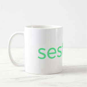 sestra from the tv show Orphan Black,simple font Coffee Mug