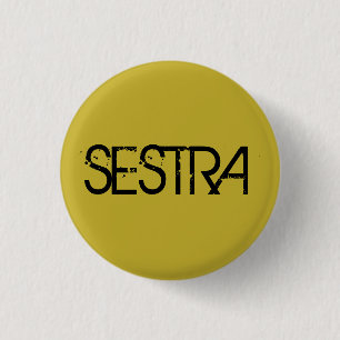 Sestra from tv show Orphan Black,distressed block 3 Cm Round Badge