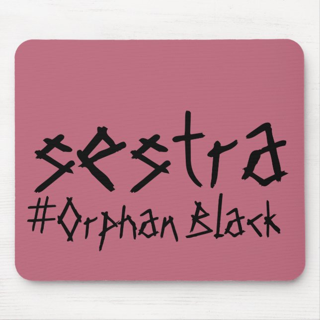 Sestra #Orphan Black from tv show Mouse Mat (Front)