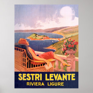 Sestri Levante, Riviera Ligure, Italy Poster