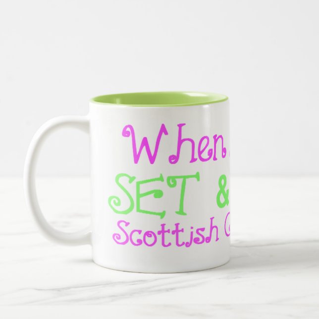 Set and Cross 2 Two-Tone Coffee Mug (Left)