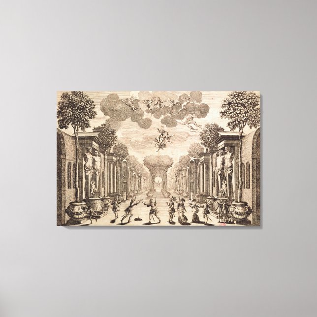 Set design 'Andromede' Canvas Print (Front)