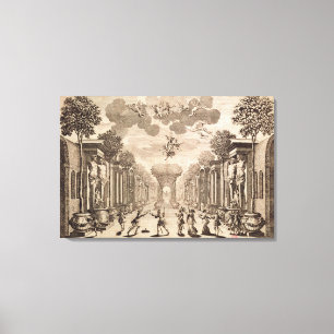 Set design 'Andromede' Canvas Print