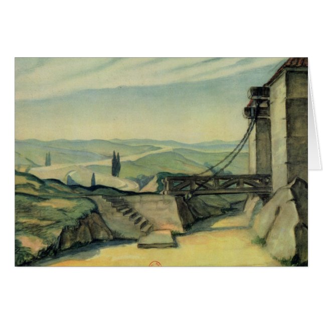 Set design for Act II of the opera 'Fidelio' (Front Horizontal)