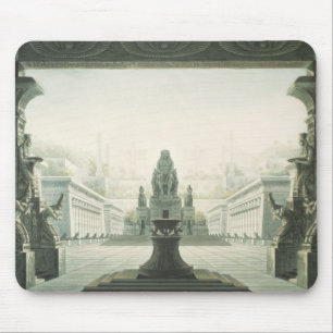 Set design for last scene of 'The Magic Flute' Mouse Mat